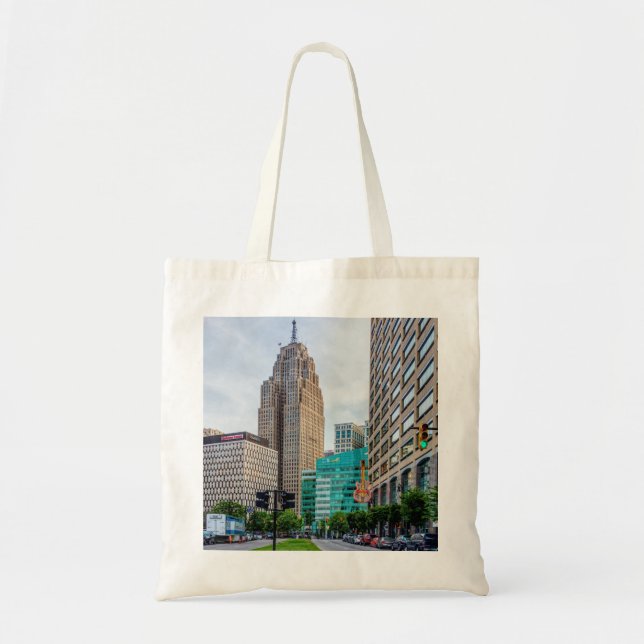 Downtown Detroit Tote Bag (Front)