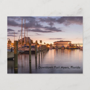 Downtown Fort Myers, Florida Postcard