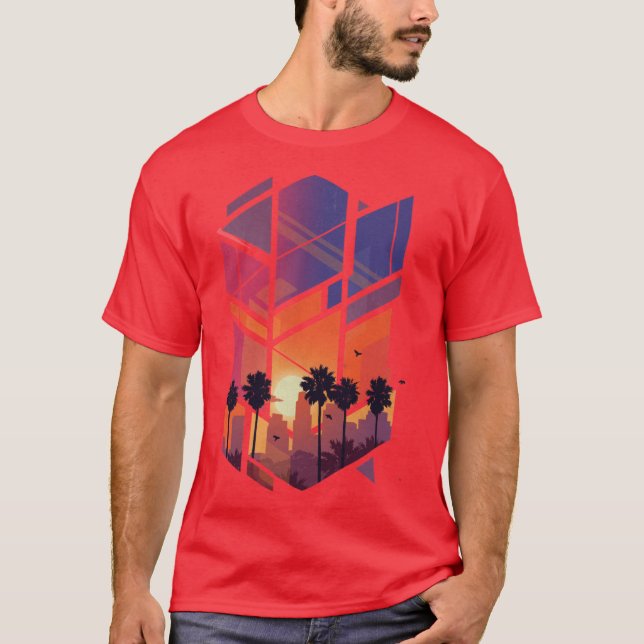 Downtown funny T-Shirt (Front)