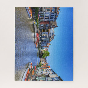 Downtown Ghent Belgium North Shore Jigsaw Puzzle