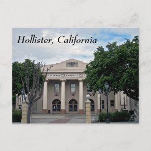 Downtown Hollister, California Postcard