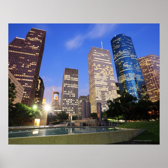 Downtown Houston, Texas Poster (Front)
