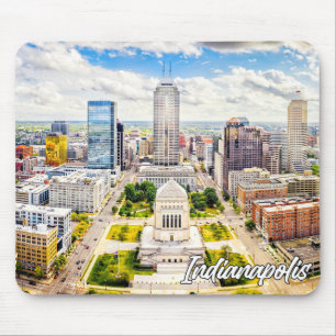 Downtown Indianapolis, Indiana, United States Mouse Pad