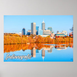 Downtown Indianapolis, Indiana, United States Poster