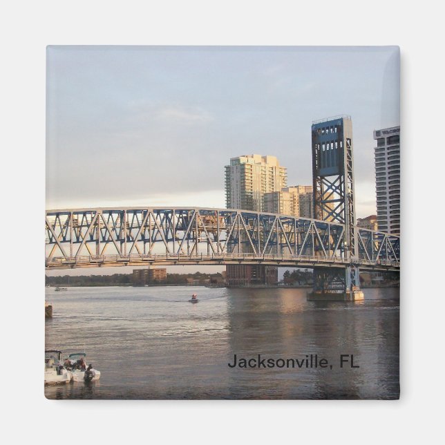 Downtown Jacksonville, Florida Magnet (Front)