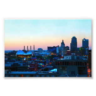 Downtown Kansas City at Sunset Photo Print