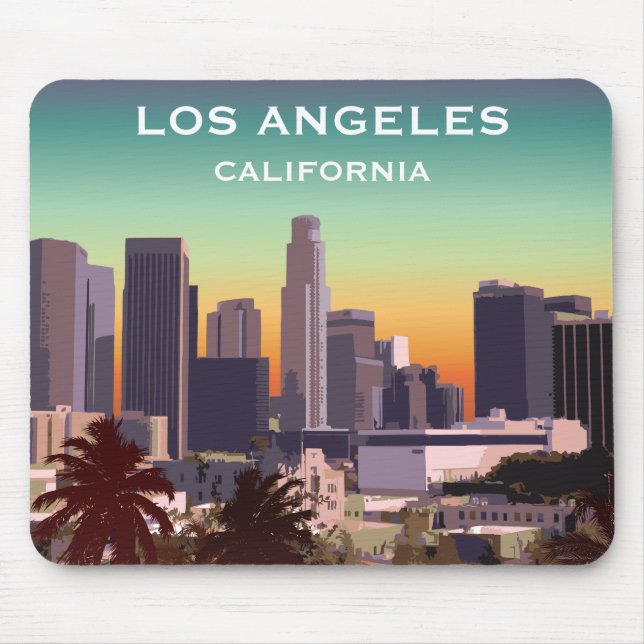 Downtown L.A. Mouse Pad (Front)
