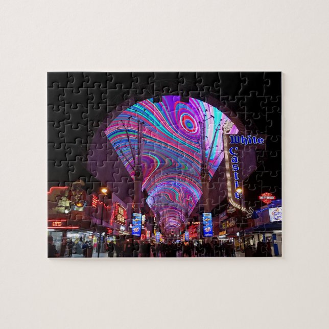 Downtown Las Vegas #5 Jigsaw Puzzle (Horizontal)
