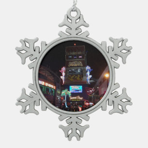 Downtown Las Vegas #7 Snowflake Ornament