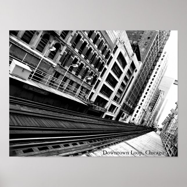Downtown Loop, Chicago Poster (Front)