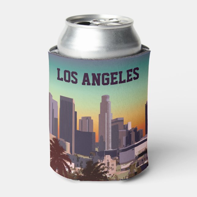 Downtown Los Angeles - Customisable Image Can Cooler (Can Front)
