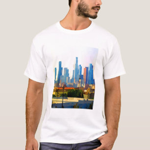 Downtown Los Angeles Skyline T-Shirt