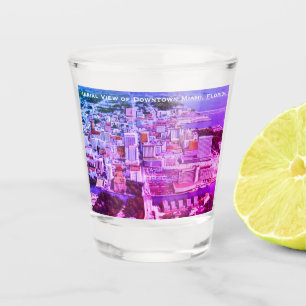 Downtown Miami, FL from 1960s MIA Vintage Florida Shot Glass