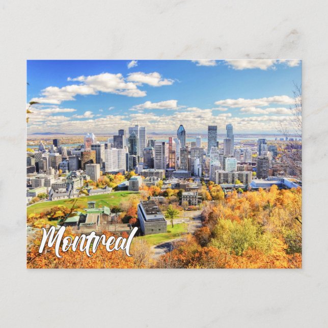 Downtown Montreal, Quebec, Canada Postcard (Front)