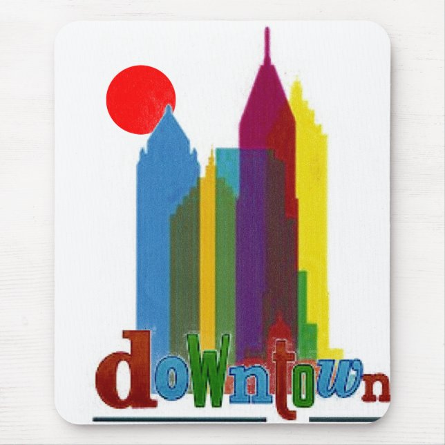 downtown mouse pad (Front)