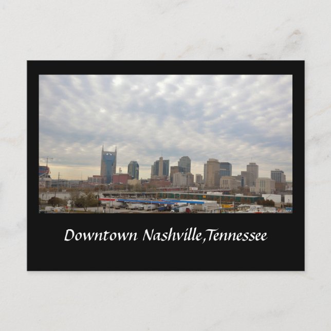 Downtown Nashville,Tennessee Postcard (Front)