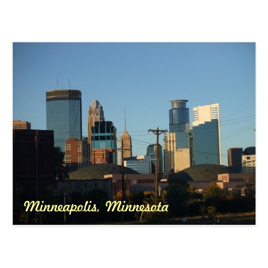 Downtown of Minneapolis, Minnesota Postcard