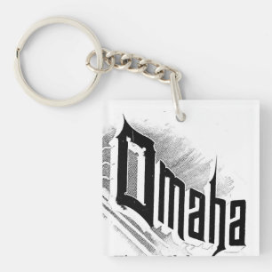 Downtown Omaha Ghost Sign T-Shirt Key Ring