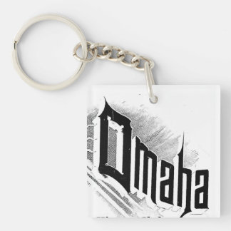 Downtown Omaha Ghost Sign T-Shirt Key Ring