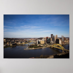 Downtown Pittsburgh, Pennsylvania Poster