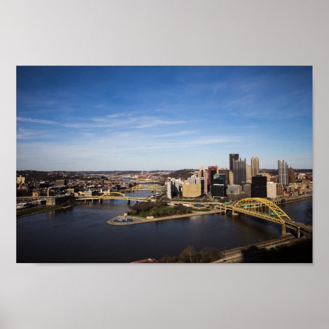 Downtown Pittsburgh, Pennsylvania Poster (Front)