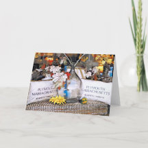 Downtown Plymouth MA window display 