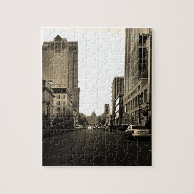 Downtown Raleigh Jigsaw Puzzle (Vertical)