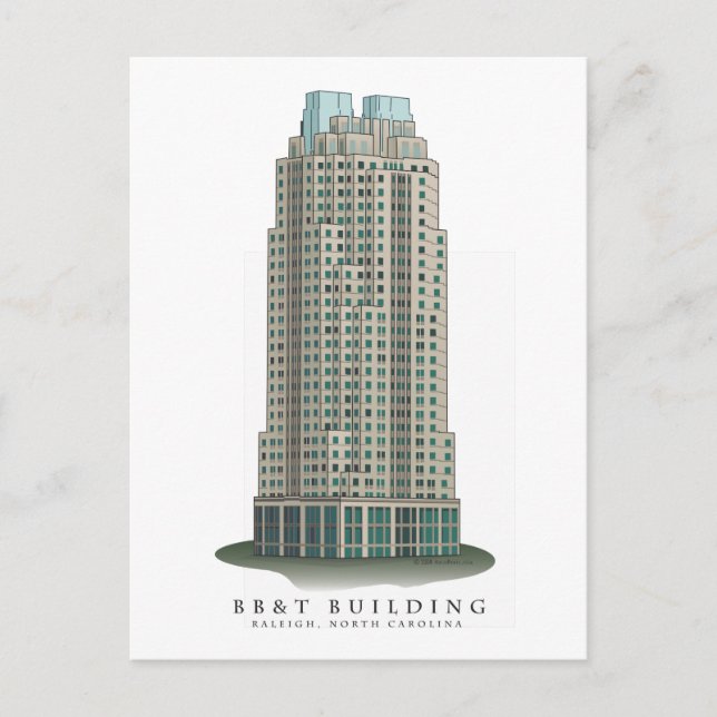 Downtown Raleigh, NC Postcard (Front)