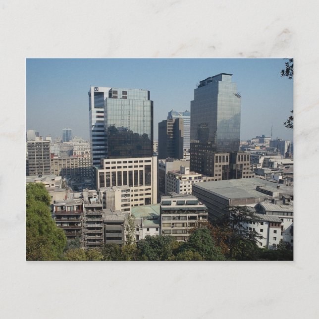Downtown Santiago, Chile Postcard (Front)