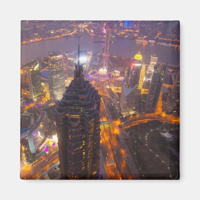 Downtown Shanghai City Magnet (Front)