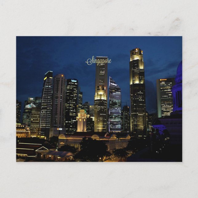 Downtown Singapore Postcard (Front)