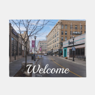 Downtown Springfield Welcome Doormat