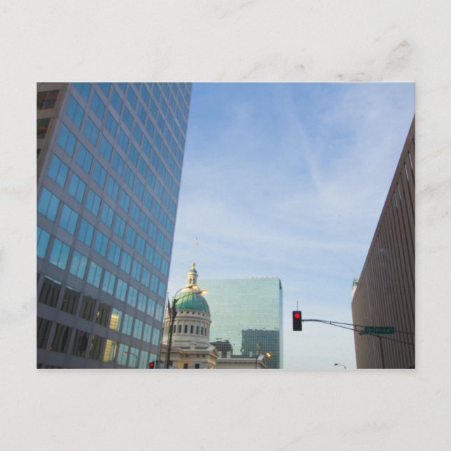 Downtown St. Louis, Missouri Postcard (Front)