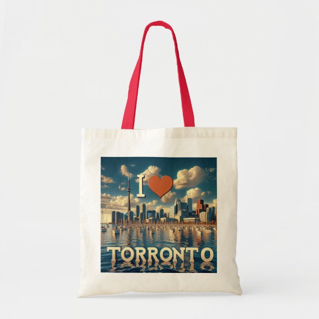 Downtown Toronto Waterfront Tote Bag (Front)