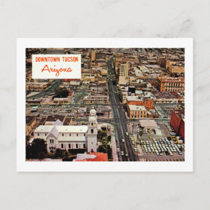 Downtown Tucson, Arizona Vintage Postcard
