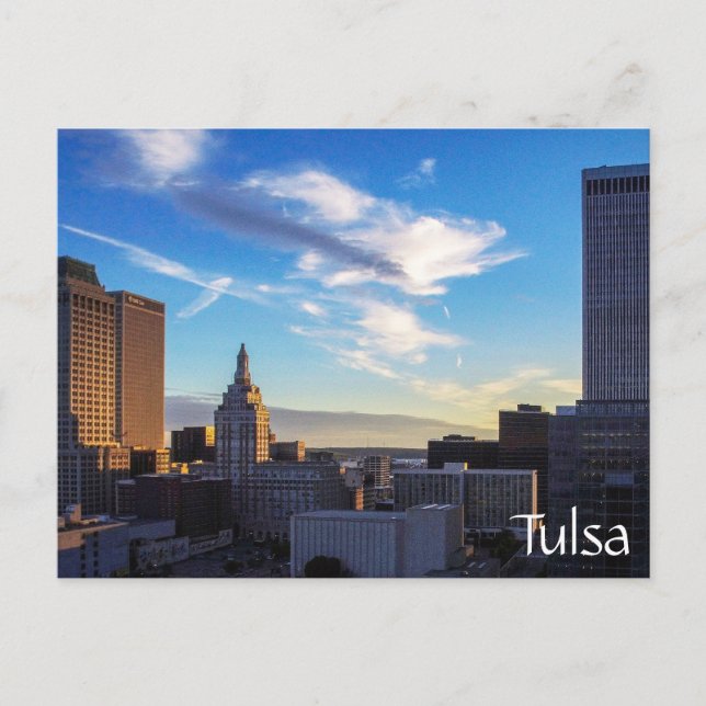 Downtown Tulsa, Oklahoma Postcard (Front)