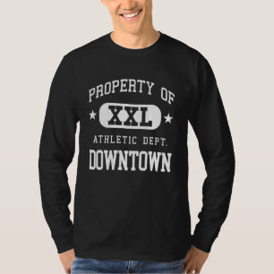 Downtown XXL Athletic School Property T-Shirt