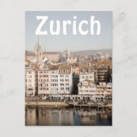 Downtown Zurich from Above Aerial Rail Aesthetic