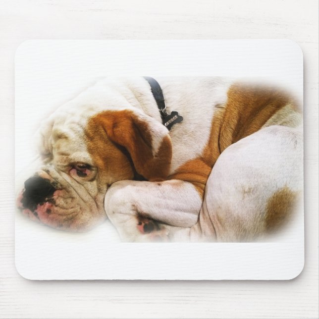 Downward Dog Mouse Pad (Front)