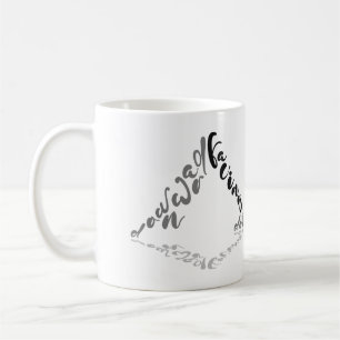 Downward Facing Dog Yoga Pose Coffee Mug