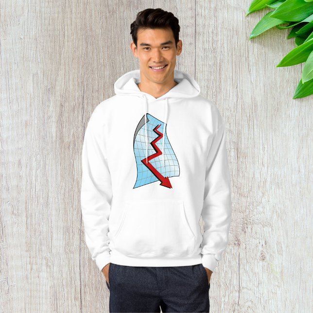 Downward Graph Red Arrow Hoodie (Creator Uploaded)
