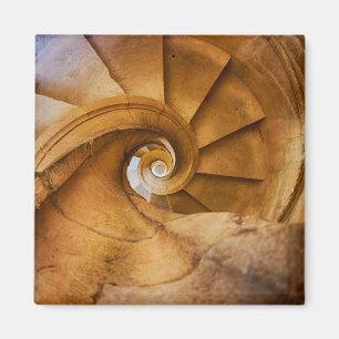Downward spirl staircase, Portugal Magnet