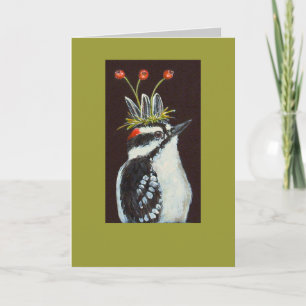 downy woodpecker card, Arthur Card