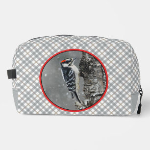 Downy Woodpecker in Winter Original Photograph Dopp Kit
