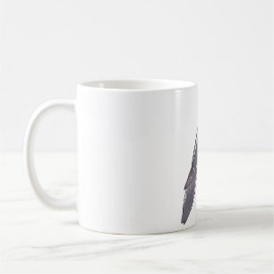 Downy Woodpecker watercolor bird species art Coffee Mug