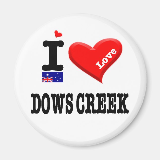 DOWS CREEK - I Love Magnet (Front)