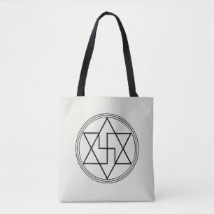 Dowsing Chart – Solomon’s Seal Energy Plate Tote Bag