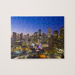Dowtown Houston Jigsaw Puzzle