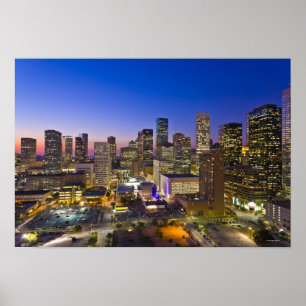 Dowtown Houston Poster