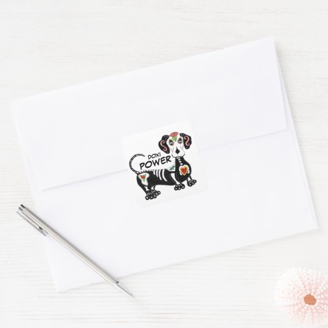 Doxi Power  Square Sticker (Envelope)